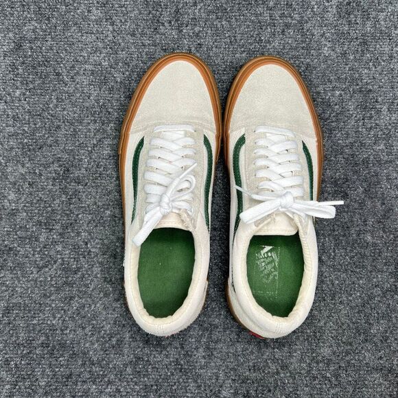 Vans Old Skool Pro Shoes Men's Size 9.5 Creaem Suede Low Lace Up Skate Sneakers - Picture 9 of 13